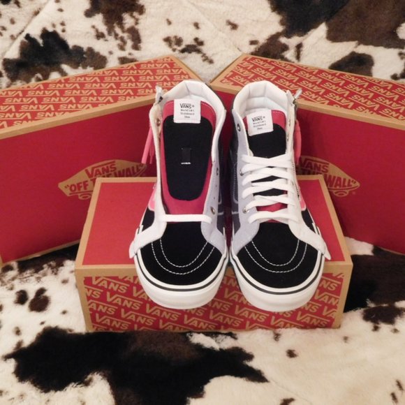 Vans Reissue Sk8-Hi Cap Black/Azalea Pink - Picture 2 of 8